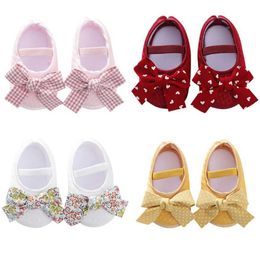 First Walkers Baby shoes summer sweet bow baby princess sandals soft breathable non slip baby shoes babys first step d240525