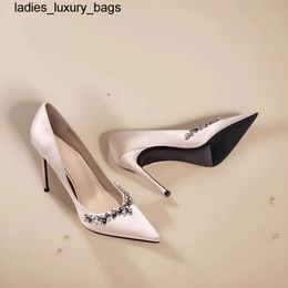 New Woman Designer Heel Dress Shoes Luxury High Heel Designer Shoe Round Pointed Toes Pumps Wedding Classics Fashion brand womens shoes