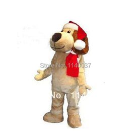 newest Dog mascot costume Adult Size Suit Christmas fancy dress,factory direct,ems free shipping Mascot Costumes