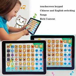 Toy Phones Early Childhood Puzzle Toys 1-3 Year Old Infant Simulation Tablet Computer Touch Screen Story Machine Point Reader Toys S2452433 S2452433