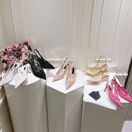 Designer Nuove scarpe in cristallino con tacchi alti sandali Donne vestito da calzatura da donna con scatola 35-42