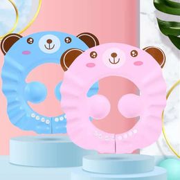 3PCS Baby Soft Cap Adjustable Hair Wash Hat for Kids Ear Protection Safe Children Shampoo Bathing Shower Protect Head Cover 3c6559