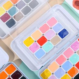 Russian White Night Artist-grade Watercolour Paint Candy Colour Base Colour 24 Colours 1ML Watercolour Sub-packed Nail Art Supplies