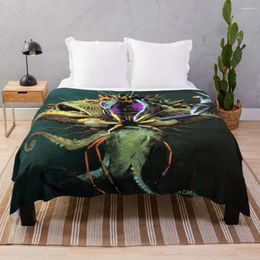 Blankets Ween The Mollusk Cover Artwork Throw Blanket Soft Bed Manga Sofa