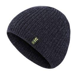 Men's Winter Knit Hats Soft Stretch Cuff Beanies Cap Comfortable Warm Slouchy Beanie Hat Outdoor Riding Knitted Cap fOR Women