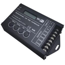 TC420 TC421 WIFI time programmable 5 CH output led strip light controller, Widely used in aquariums, fish tank, plant grow