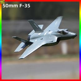 F35 Remote-controlled Aircraft Model 50mm Culvert Epo Aircraft Fixed Wing Fighter Rc Plane Toy Gift 240522