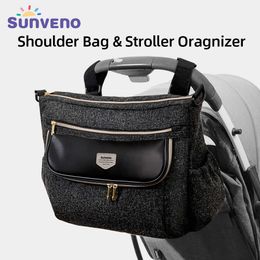 Sunveno Diaper Large Capacity Mama Travel Bag Maternity Universal Baby Stroller Organizer L2405