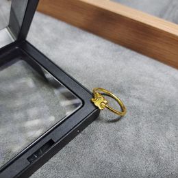 2024 CELI New Charm Luxury Wedding Rings for woman Designer Arc De Triompheh crystal European American Style Set Exquisite Jewellery fr Asoe