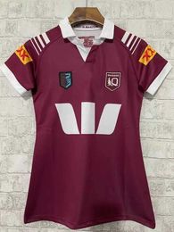 2024 QUEENSLAND MAROONS Womens Home/Away/Rugby Jersey Size S--XL (Custom name and number ) YIJH