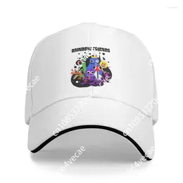 Ball Caps Custom Cute Rainbows Friend Play Gamer Baseball Cap For Men Women Breathable Dad Hat Streetwear