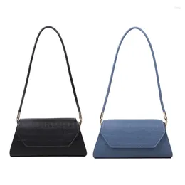 Shoulder Bags 2 Pcs Crocodile Pattern Women'S Handbag Fashion PU Leather Luxury Messenger Bag High Quality Casual Black & Blue