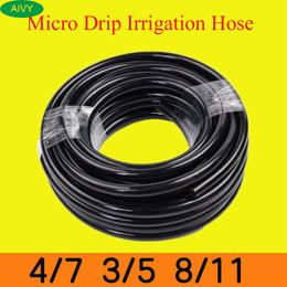 1/8" 1/4" 3/8" Hose PVC Water Tubing Garden Auto Drip Irrigation Pipe for Plant Watering and Misting Cooling L2405