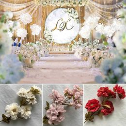 Decorative Flowers Simulated Snow Lotus Room Decoration Auditorium Wedding DIY Bouquet Artificial