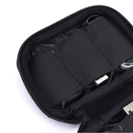 Neoprene Organiser Bag for U Disc Travel Portable Storage Flash Drives Protective Holder USB Zipper Dustproof Shockproof Case
