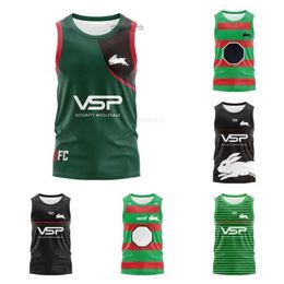 2024 Adult Vest South Sydney Rabbitohs Home Away Home Training Rugby Jersey ILJG