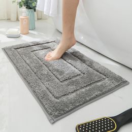 Carpets Soft Comfortable Thick Plush Floor Mat Bathroom Rug Bedroom Carpet Living Room Non-slip Water Absorption Anti-Slip