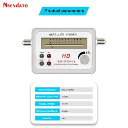 New Sat finder TV HD Satellite Finder Digital Signal Meter Receptor For Dish TV LNB Direc Digital Signal Amplifier Satfinder