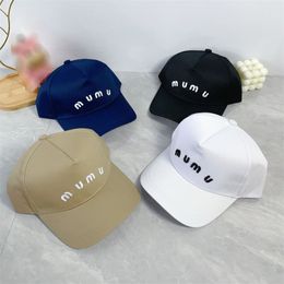 Twill Baseball Cap Embroidered Letter Fashion Ball Caps Women Men Protection Sun Hat Adjustable Snapback Trendy Hats