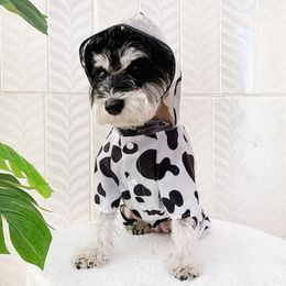 Dog Apparel Schnauzer Raincoat Teddy Small Medium Poncho Puppy All Inclusive Waterproof Rain Day Pet Clothes