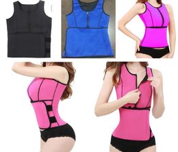 Neoprene Sauna Waist Trainer Vest Shaper Summer Workout Shaperwear Slimming Adjustable Sweat Belt Bustiers Corsets8336932