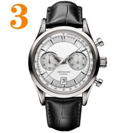 2021 high quality Men Luxury Watches six stitches series All dials work Mens quartz Watch Top brand clock Fashion Round shape CARL 3282