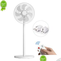 Other Home & Garden New Household Table Vertical Floor Standing Fan Super Strong Wind 90 Shaking Head Air Circation With Remote Contro Dhx7V