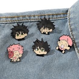 cartoon Jujutsu Kaisen kids movie film game enamel pins Cute Anime Movies Games Hard Enamel Pins Collect Cartoon Brooch Backpack Hat Bag Collar Lapel Badges