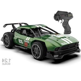 RC Metal Control 4WD Car Drift Racing Remote Off Road Radio Hobby Vehicle Electronic 24G Remo 1/24 Toys 220315 Hlwhn