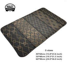 Carpets Pattern Luxury 3D Soft Non-Slip Mat Rug Carpet Cushion Geometric Set