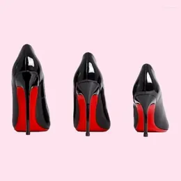 Dress Shoes 2024 Women Pumps High Heels Cross-dressing Fetish Shallow Out Ankle Buckle Strap Pointed Toe Plus Size Zapatos De Mujer