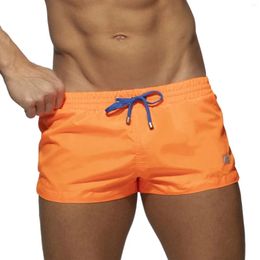 Men's Shorts Male Color Matching Zipper Pocket Slit Trousers Swimming Sports Pants Mens' Beach Summer Outwear Sexy