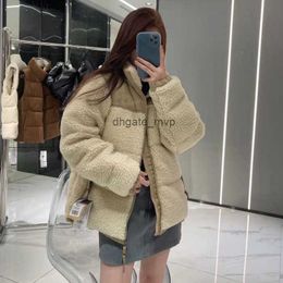 Women Jacket Designer Parkas Fleece Jackets 23SS Fashion winter Latest style with Belt Corset Lady Slim warmth Coats Outwear size M L XL XXL