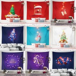 Tapestries Tapestry Merry Christmas Festive Wall Decoration Tropical Landscape Picnic Blanket