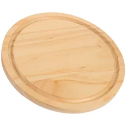 Decorative Figurines Stake Cutting Board Tabletop Wood Serving Plate Wooden Chopping For Countertop Food Christmas Tray