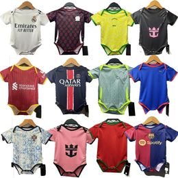 24 25 Real MadridS Baby kit soccer jersey 2024 2025 comfort kids suit 6 to 18 months boys child sets home away football shirt Uniform uniform