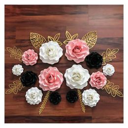 6 pcs New Dies 3D Rose flower Cutting Dies Stencils Scrapbooking Embossing DIY Crafts Paper Cards Album Decor Metal Dies Cut