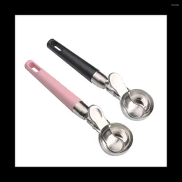 Spoons Stainless Steel Ice Cream Scoop With Ejector Ball For Falafel Rice Cake Dough