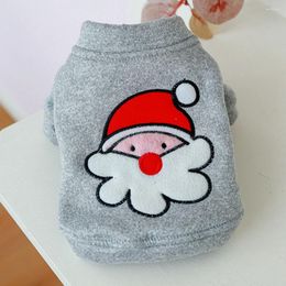 Dog Apparel Christmas Clothes Winter Pet Shirt Cute Santa Claus Small Puppy Cat Shirts Costume For Dogs Cats