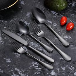 Dinnerware Sets Gold-Plated Knife Fork Spoon Stainless Steel Creative Colour Western Style Steak