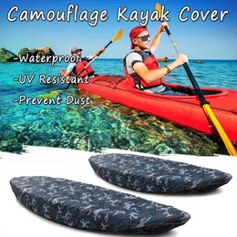 Universal Kayak Covers UV Protection Canoe Cover Waterproof Oxford Accessories Multiple Sizes Dust Sunblock Shield 240509