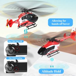 EC-135 Scaled 100 Size 4 Channels Gyro Stabilised RC Helicopter for Adults Professional Beginner Remote Control Hobby Toys - RTF