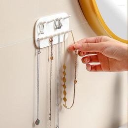 Jewellery Pouches Adhesive Paste Wall Hanging Storage Hooks Display Organiser Earring Ring Necklace Hanger Holder Stand