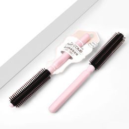 Mini Round Roll Hair Brush Professional Detangling Hair Brush Anti Static Scalp Massage Combs Blow Drying Styling Tool