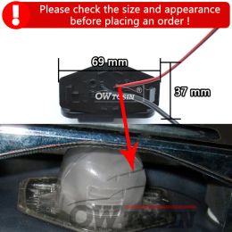 AHD 1920x1080p bilkamera för Honda CR-V SUV MK3 Insight MK2 2007-2014 omvänd parkeringsvideoövervattning vattentät nattvision