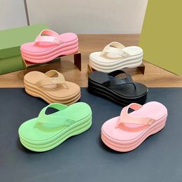 designer sandals women slippers sandalen slides sandale platform sliders shoes bottom flip flops summer casual beach sandal wedge top quality with box 10A