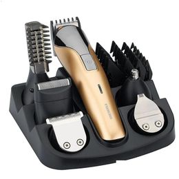 Hair Trimmer 11In1 Grooming Kit Electric Clipper For Men Beard Car Trimer Shaving Hine Eyebrow Trim Face Body Groomer 240201 Drop Deli Otfet