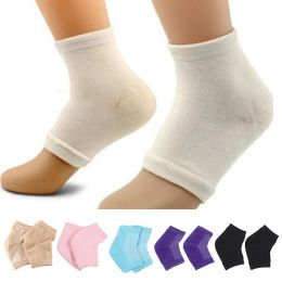 1Pair Silicone Moisturising Gel Heel Socks Reusable Anti Cracked Chapped Foot Smooth Skin Care Exfoliating Foot Protector Tools