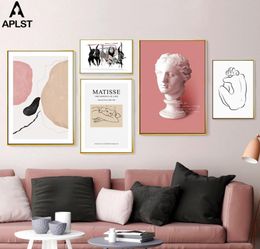 Naked Woman Posters Venus Canvas Prints Nordic Sculpture Nude Girl Matisse Painting Wall Art Pictures for Living Room Home Decor5338639
