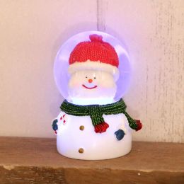 Creative Christmas LED Lamp Crystal Ball Lighting Home Decorative Santa Snowman Snow Globe Lantern Christmas New Year gifts